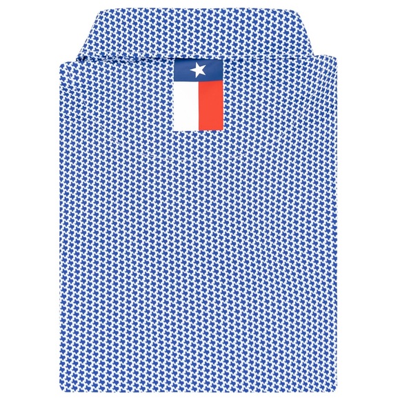 Rhoback Blue Texas Logo XXL Polo - Picture 2 of 6